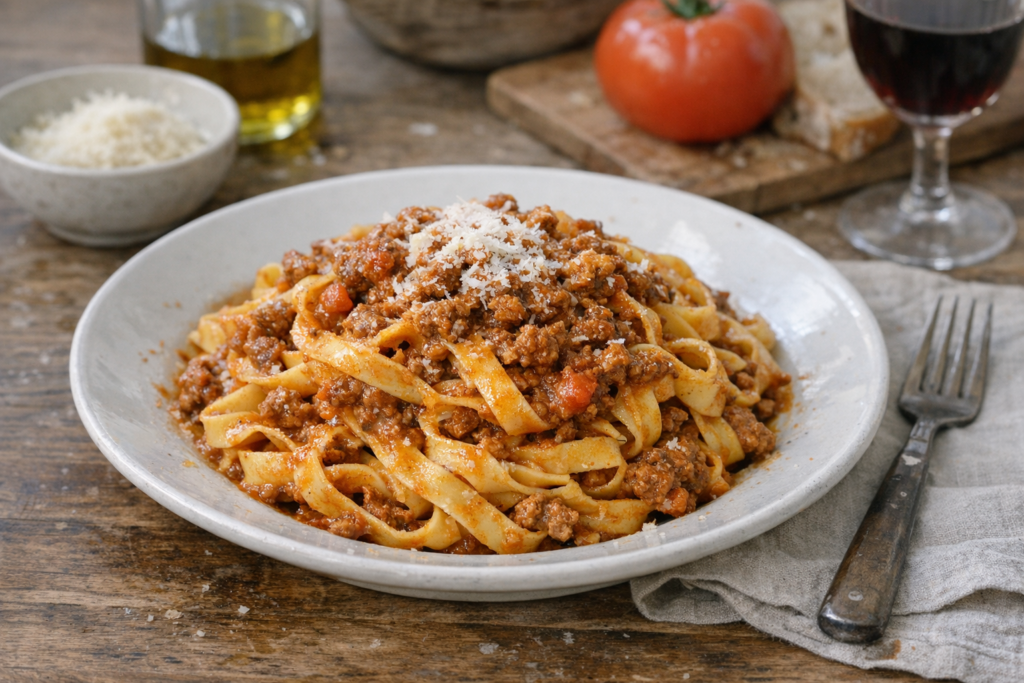 Tagliatelle al Ragù