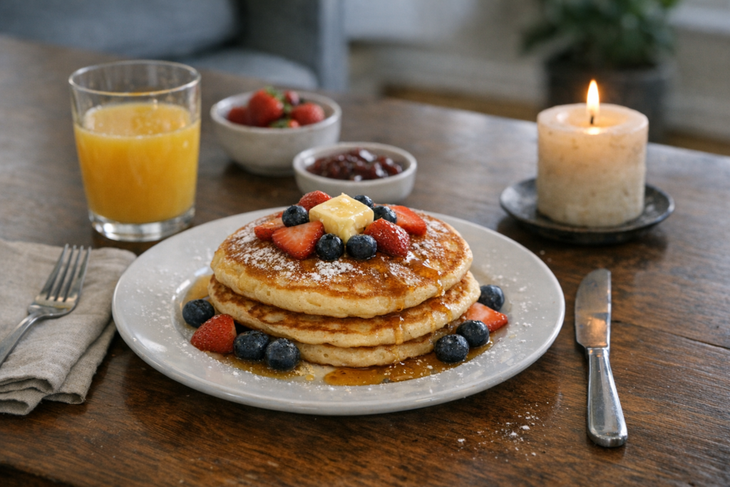 Klassische Pfannkuchen