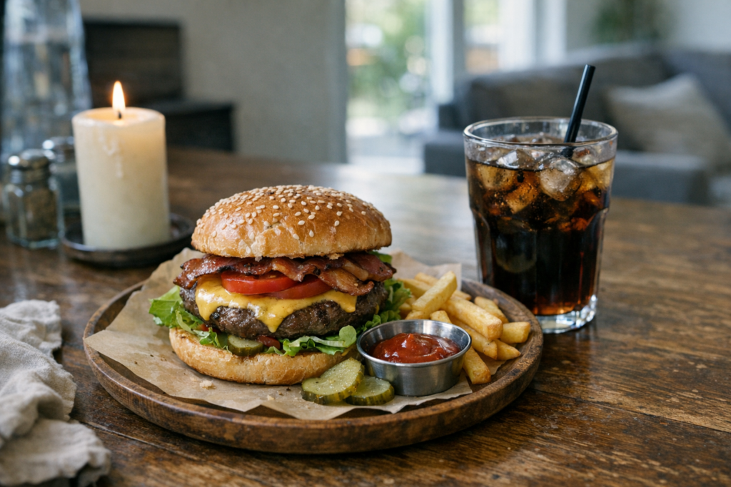 Klassischer Burger