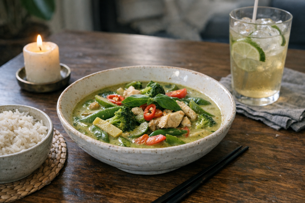 Grünes Thai Curry