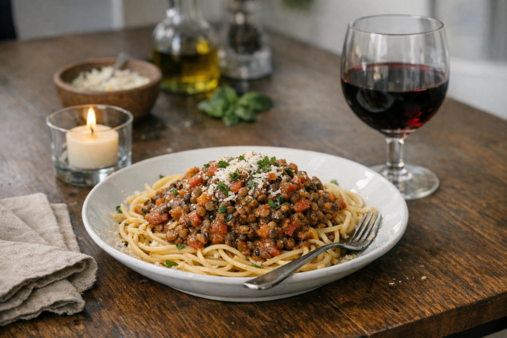 Linsenbolognese