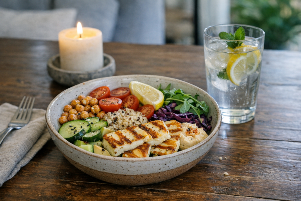 Halloumi Bowl