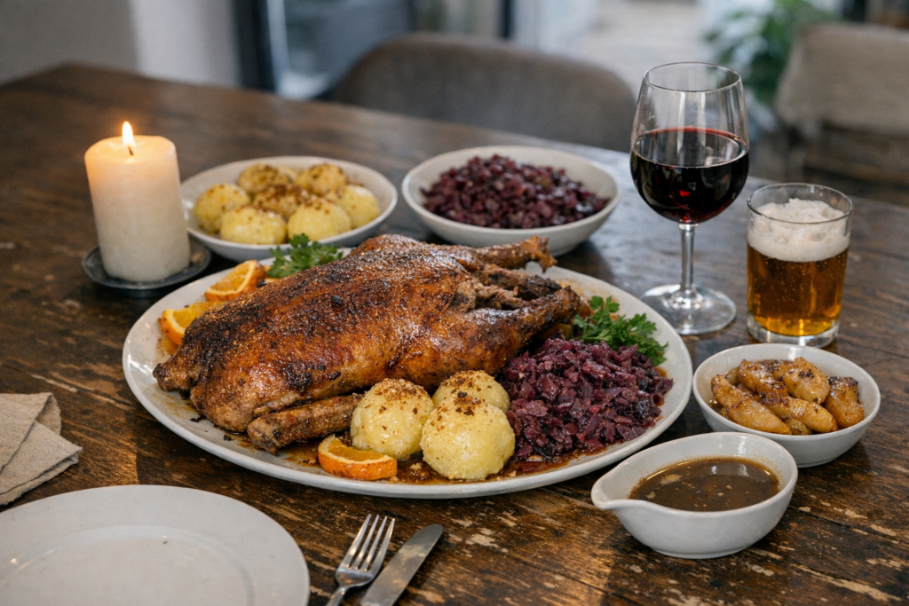 Gänsebraten