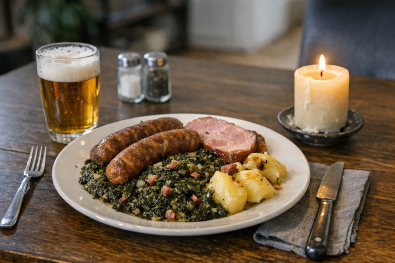 Grünkohl mit Pinkel
